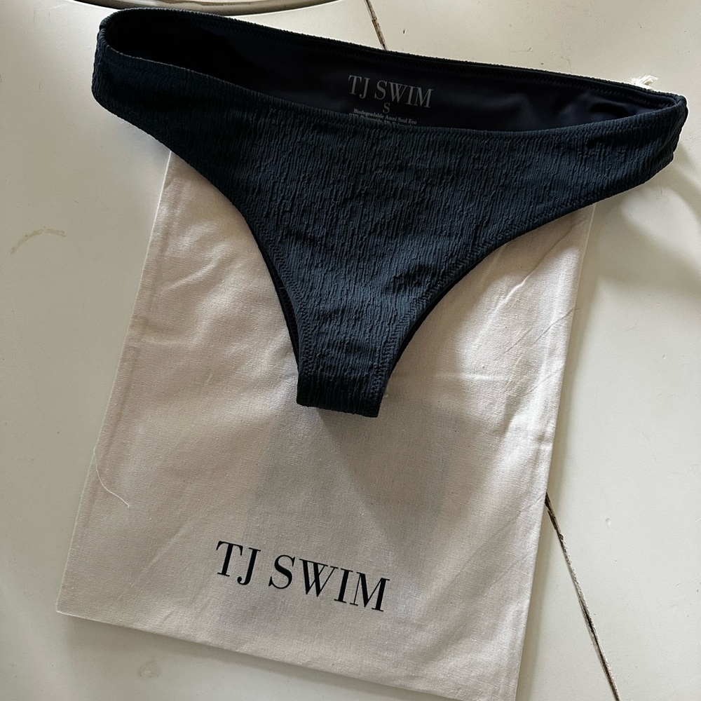 TJ SWIM Charcoal Bikini Bottom